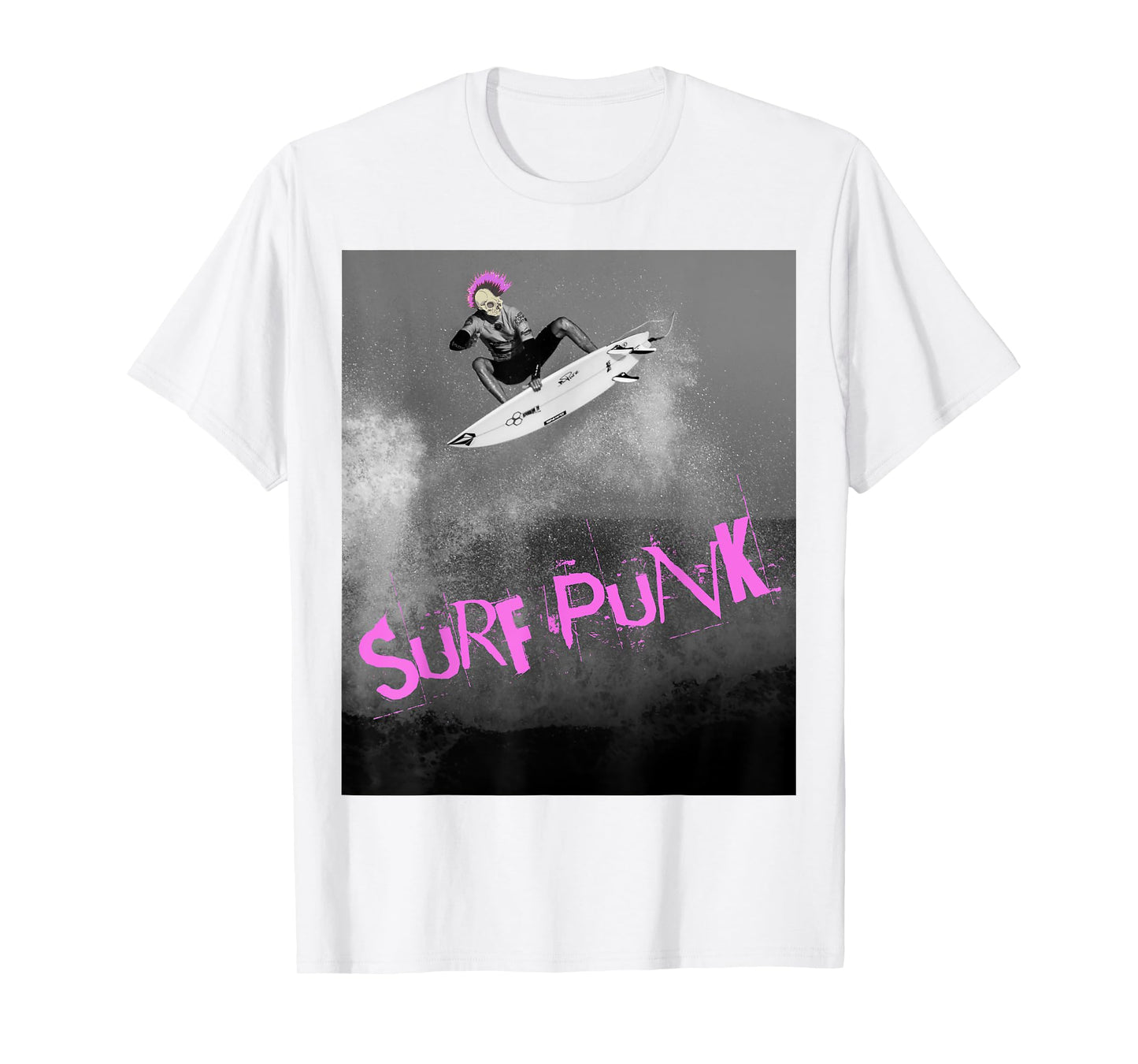Surf Punk - Violent Pink T-Shirt