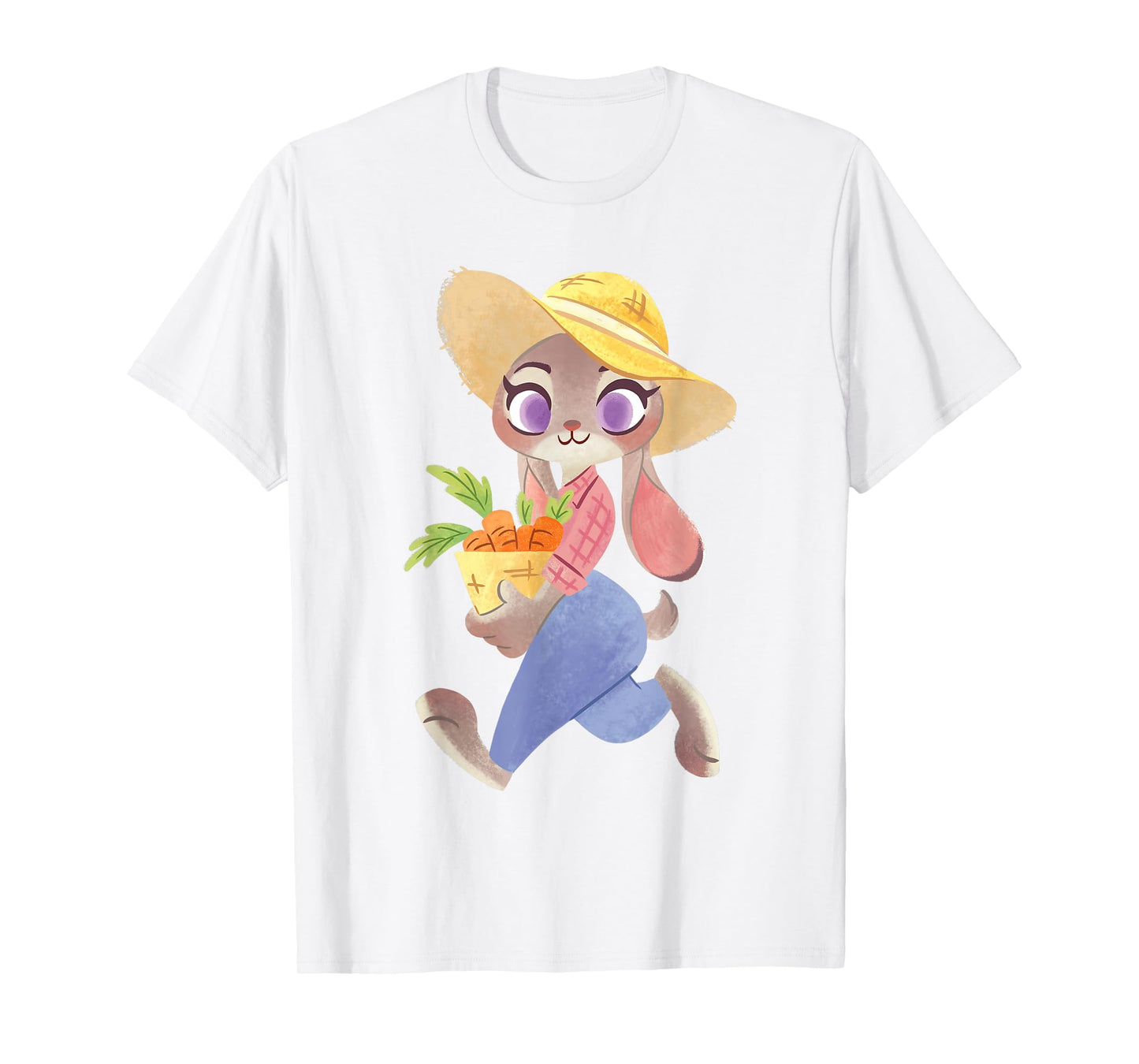 Disney Zootopia Judy Hopps Farm Outfit Picking Up Carrots T-Shirt