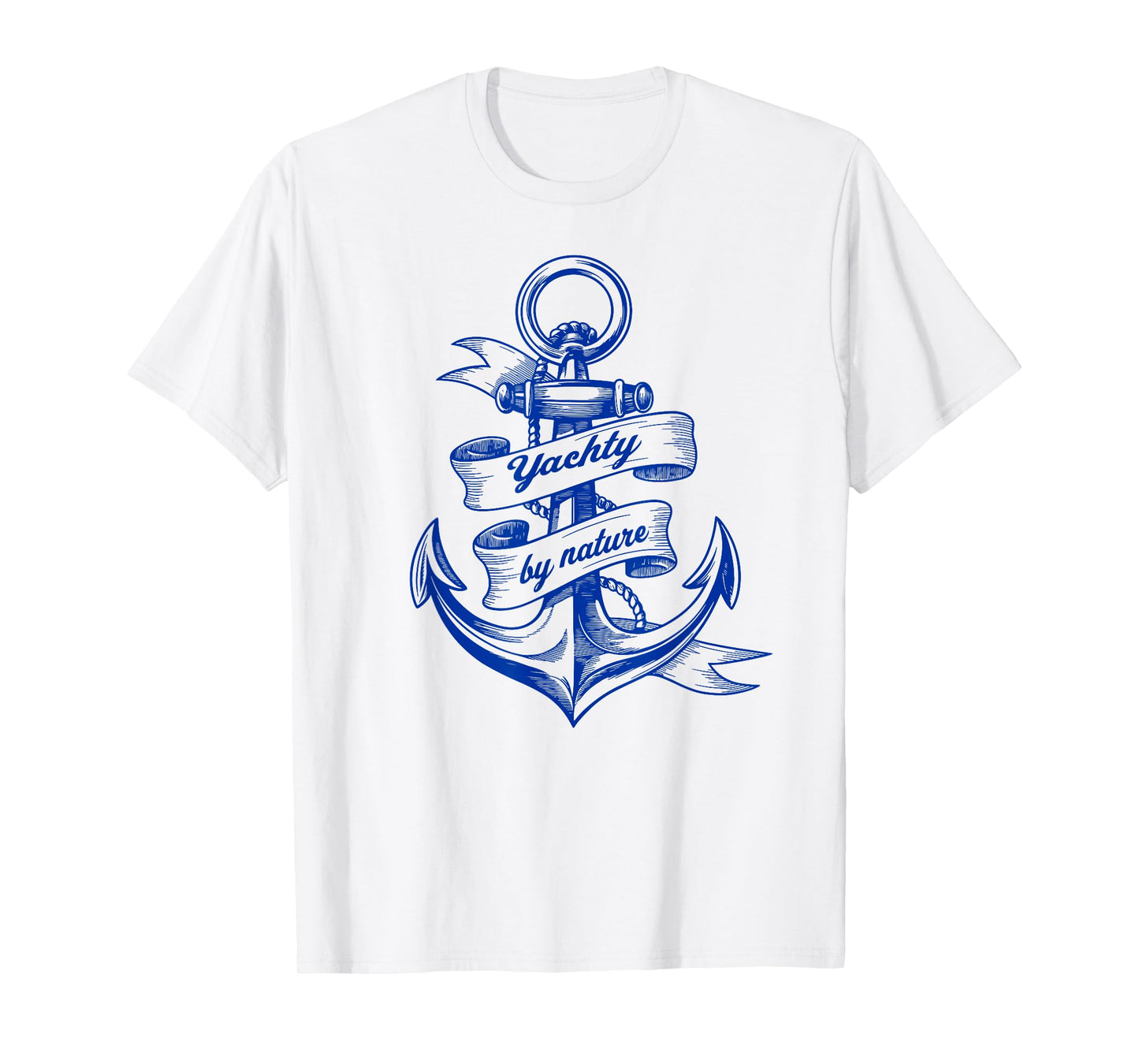 Yachty By Nature Nautical Yacht Club Boating aesthetic T-Shirt