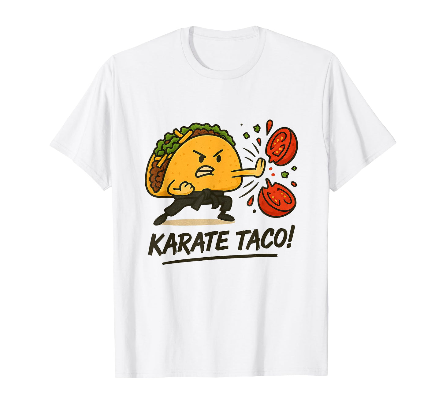 Karate Taco – Funny Mexican Food Martial Arts Mashup T-Shirt