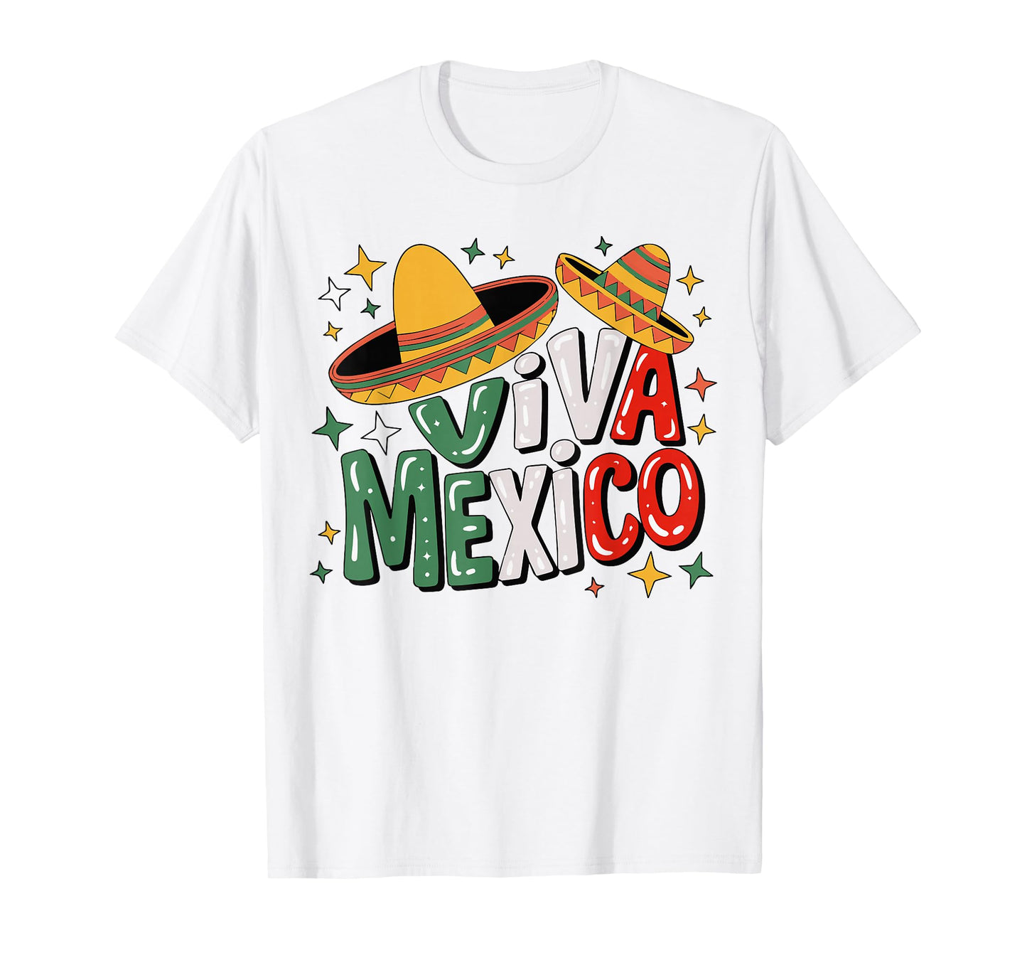 Viva Mexico Toddler Girls Boys Mexican Flag Independence Day T-Shirt