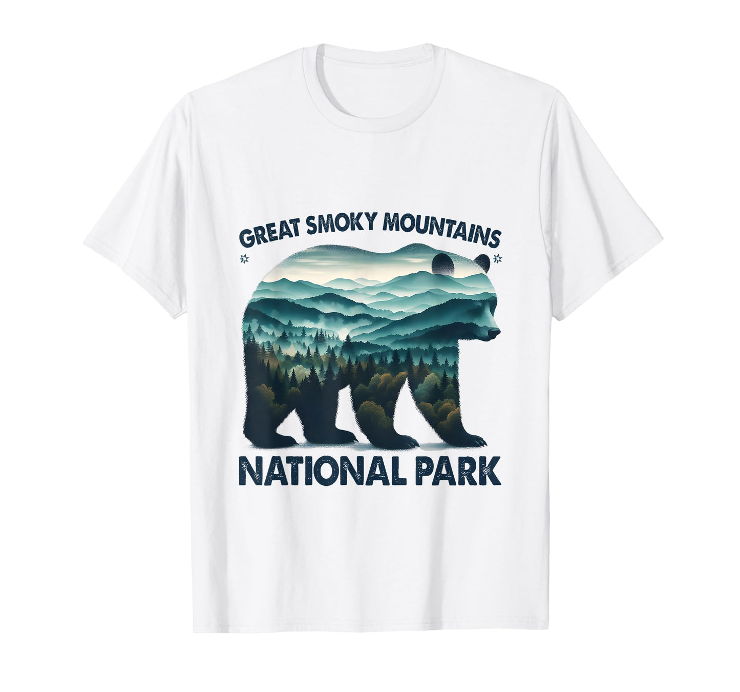 Great Smoky Mountains National Park Bear Hiking Camping T-Shirt