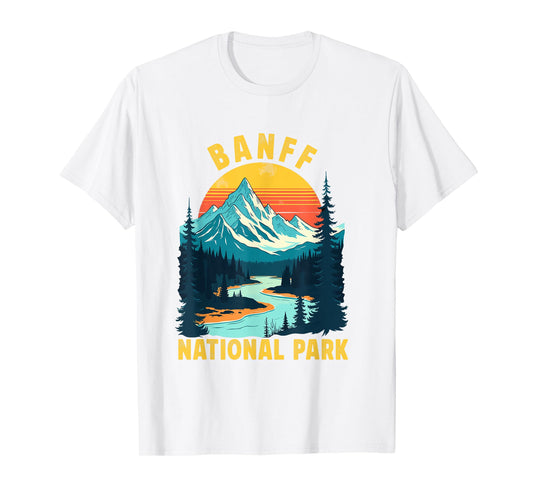 banff souvenir reminder Canadian national park men women T-Shirt