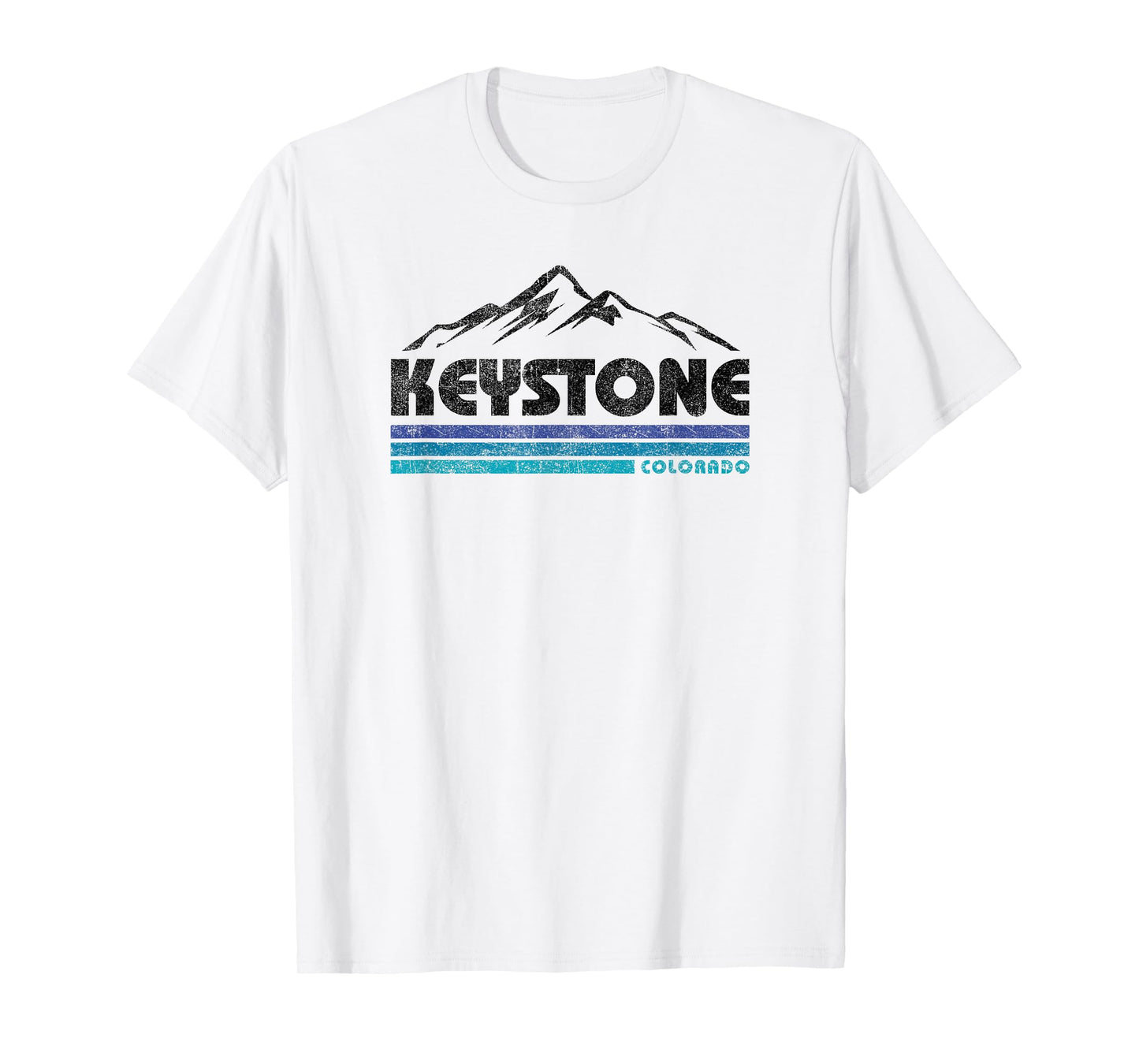 Keystone Colorado Retro Throwback Mens Womens Souvenir T-Shirt