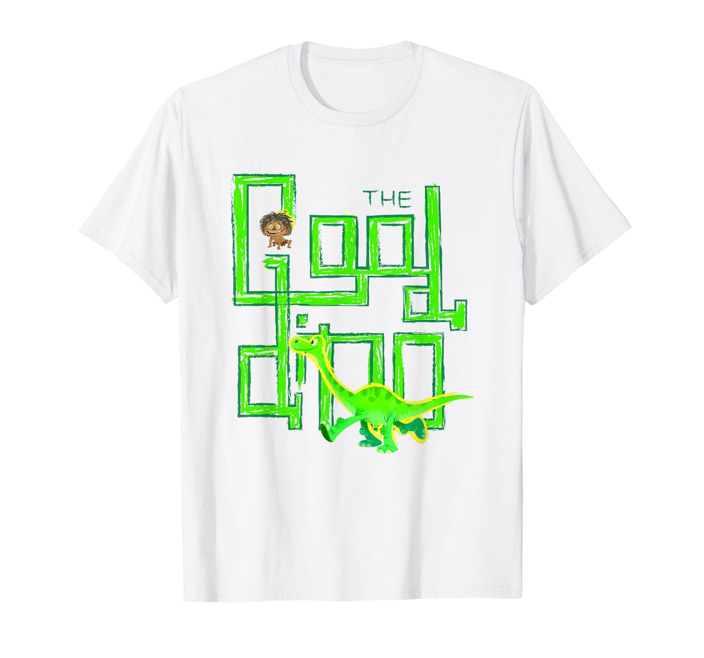 Disney Pixar The Good Dinosaur Good Dino Arlo Spot Text Logo T-Shirt