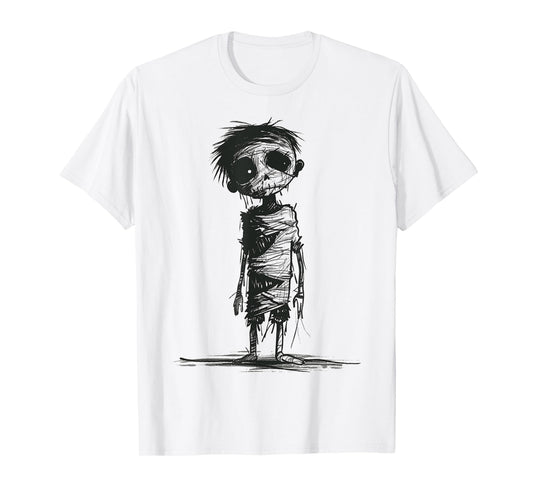 Zombie Costume Halloween Graphic Art Zombie T-Shirt