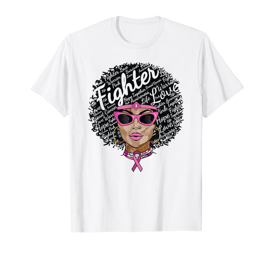 Breast Cancer Shirt for Women African American T-Shirt