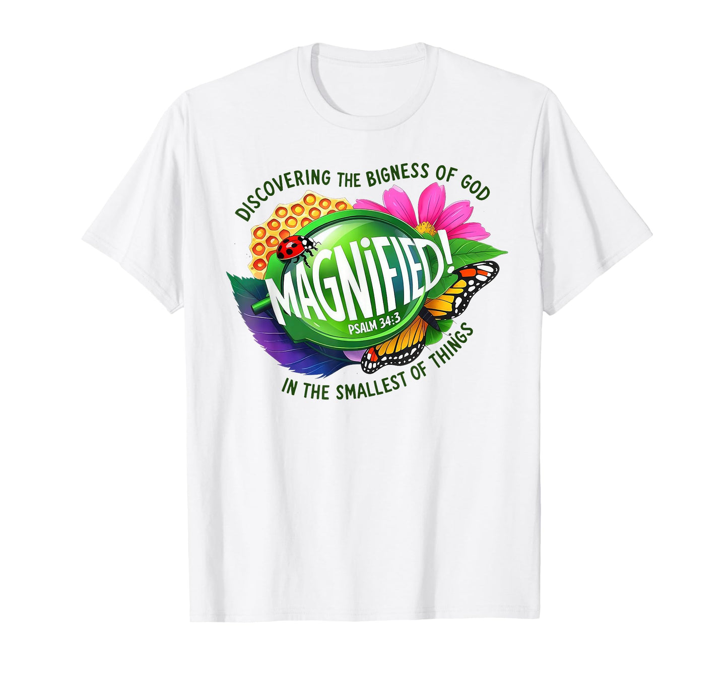 Magnified VBS 2025 Discovering the Bigness of God Christian T-Shirt