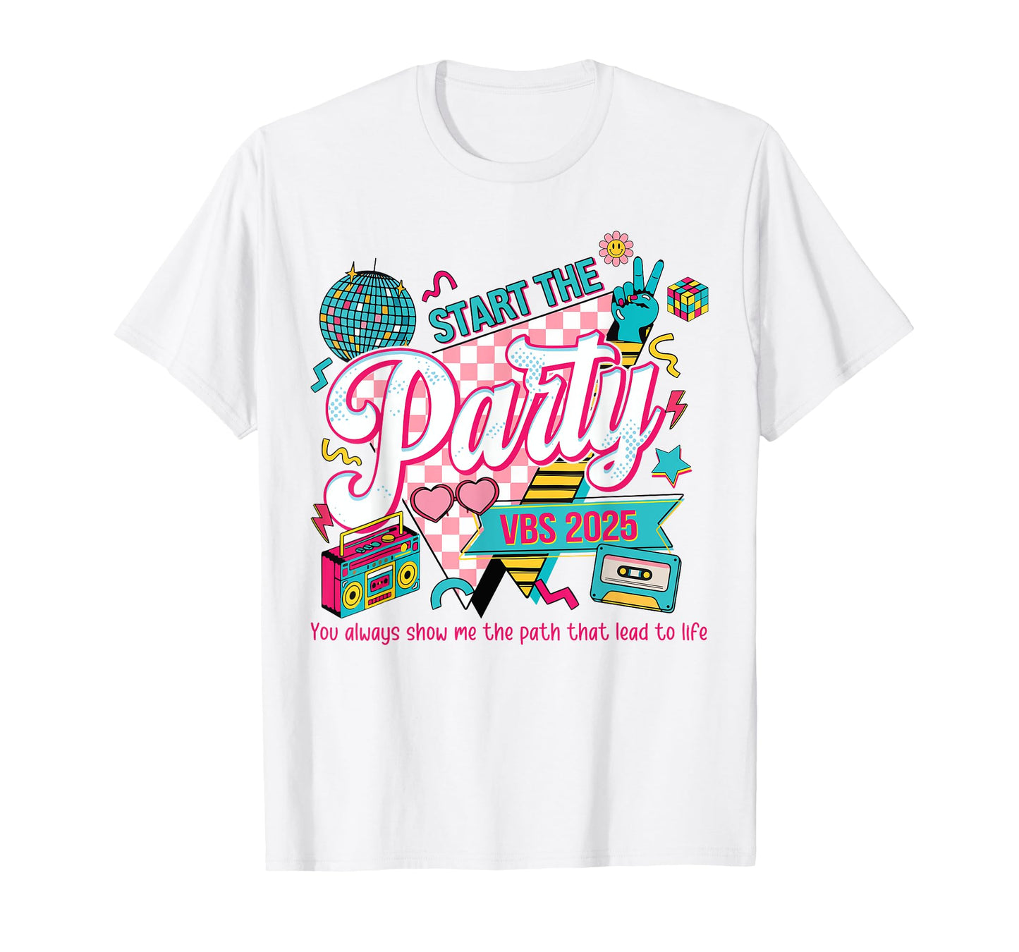 Cute Start The Party VBS 2025 VBS Week Vacation Bible School T-Shirt