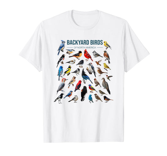Backyard Birds Of North America T-Shirt