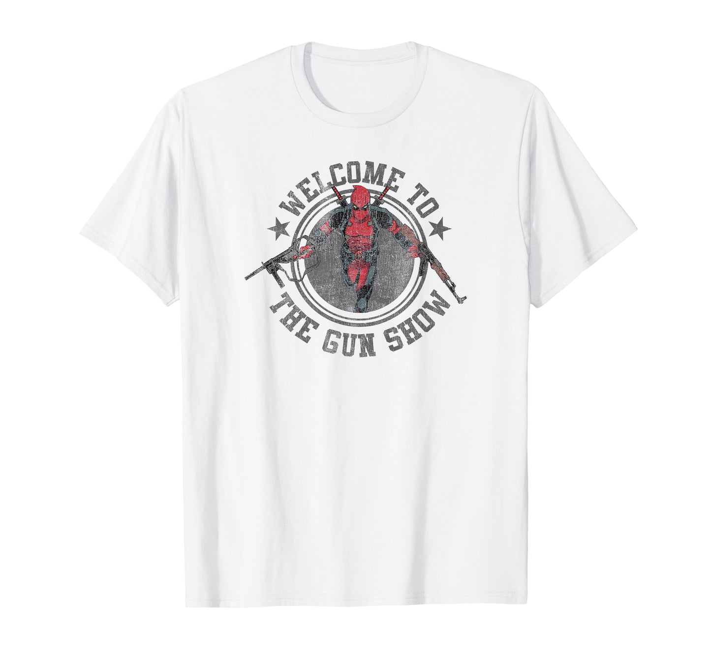 Marvel Deadpool Welcome To The Gun Show Vintage Comic T-Shirt