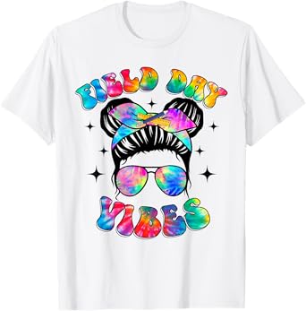 Field Day Vibes Shirt For Teacher Kids Happy Field Day 2025 T-Shirt