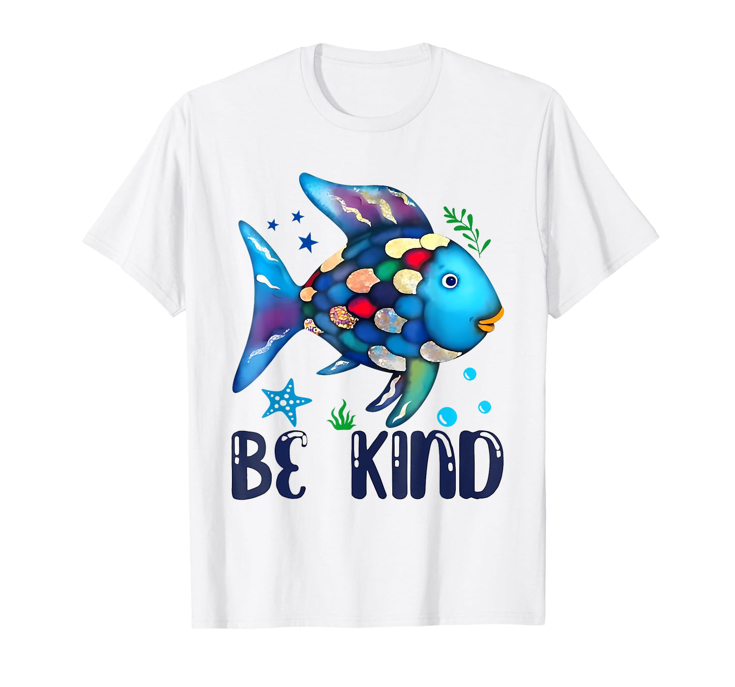 Be Kind Rainbow Fish World Book Day Rainbow Scale Fish T-Shirt