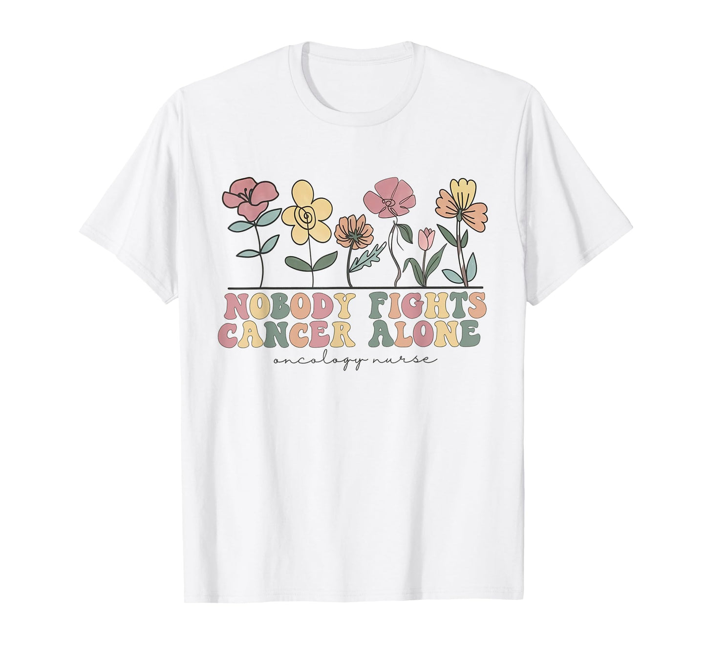 Wildflower Oncology Nurse Hem Onc Nurse Hematology Oncology T-Shirt