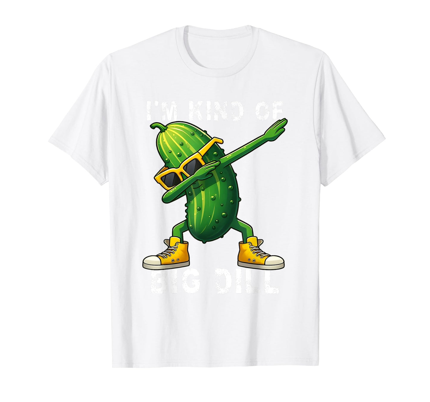 I’m Kind Of Big Dill Pickle Dabbing Halloween Cucumber T-Shirt