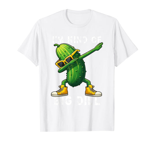 I’m Kind Of Big Dill Pickle Dabbing Halloween Cucumber T-Shirt