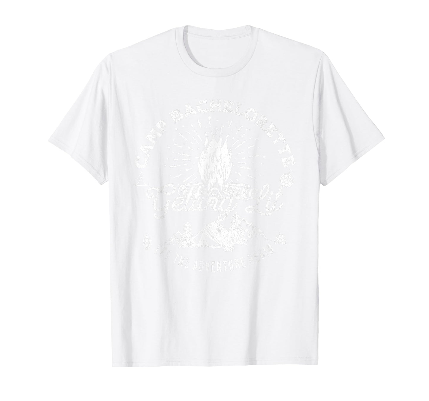 Camp Bachelorette Getting Lit Bride Party Matching Gifts T-Shirt