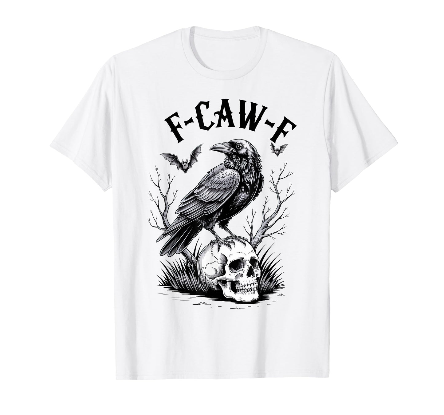 Halloween F Caw F Black Bird T-Shirt
