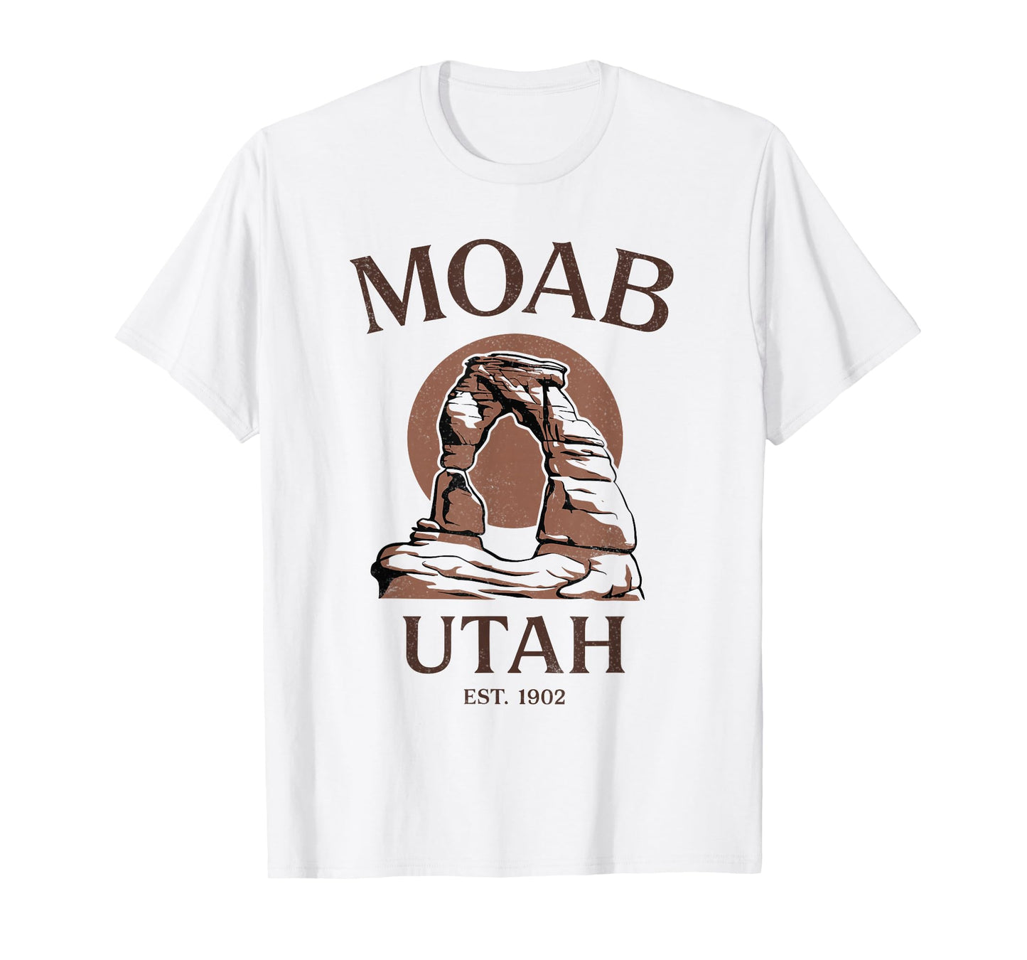 Vintage Moab Souvenir Big 5 Utah Mighty Five National Park T-Shirt