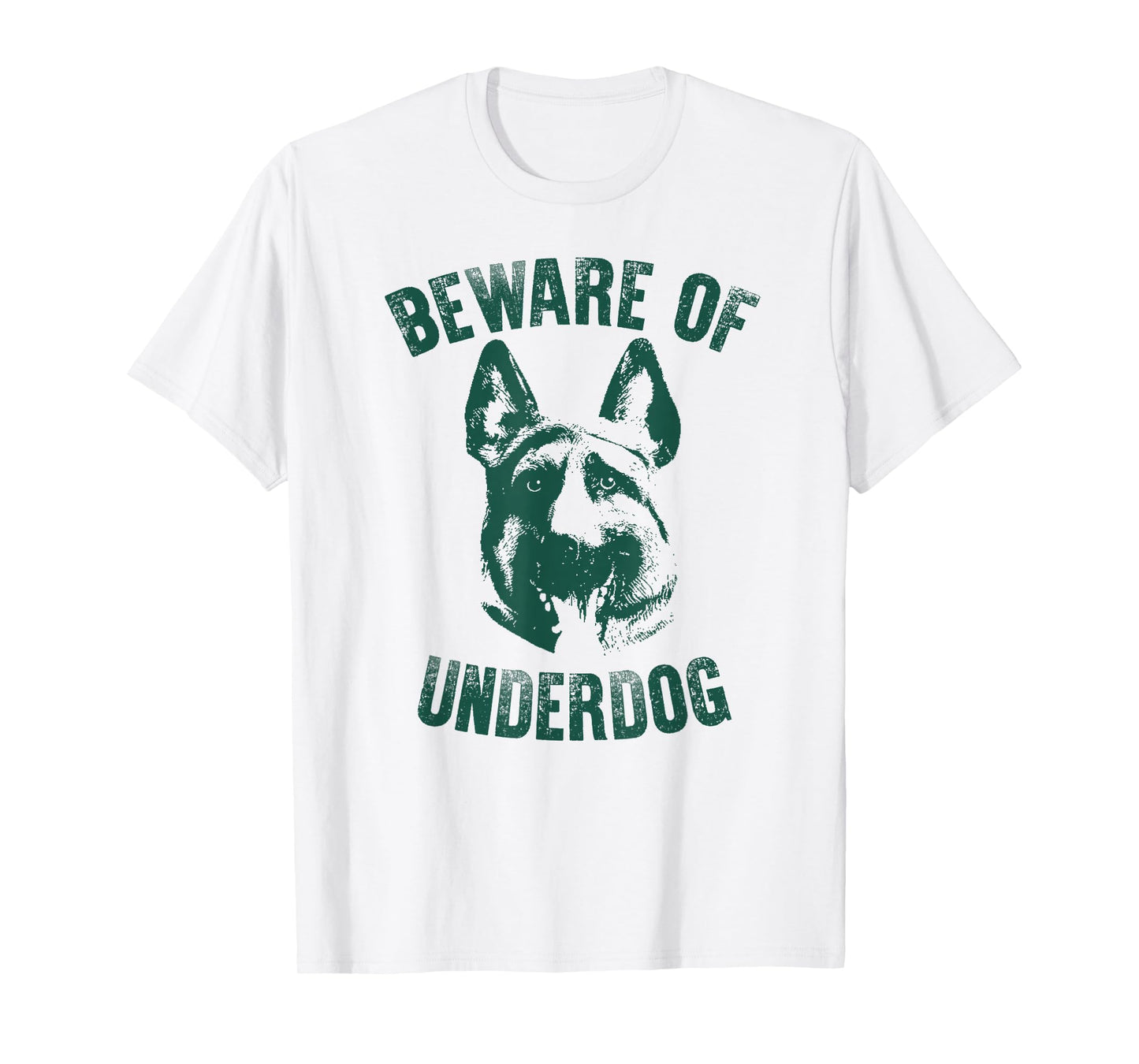 !RALUPOP Beware of Underdog T-Shirt | Philadelphia Underdog Mask Shirt - Grey, Men's Medium