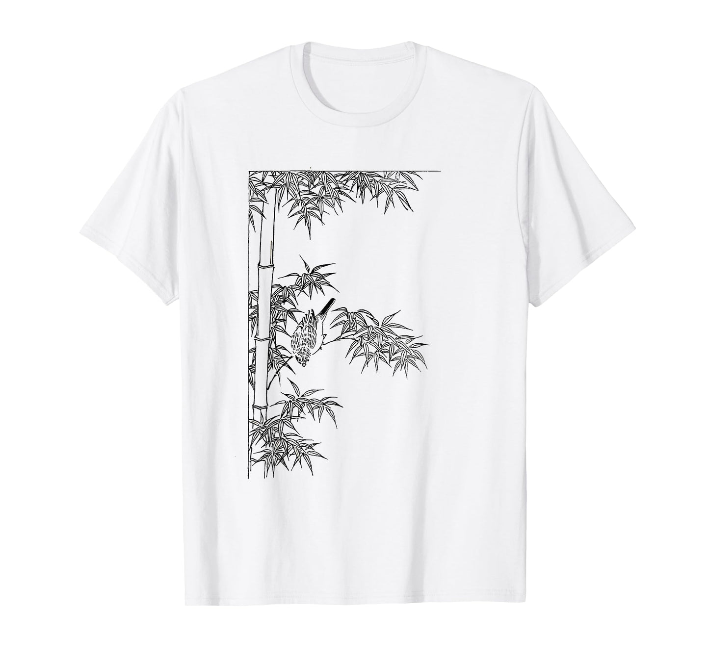 Bamboo plant with a bird T-Shirt