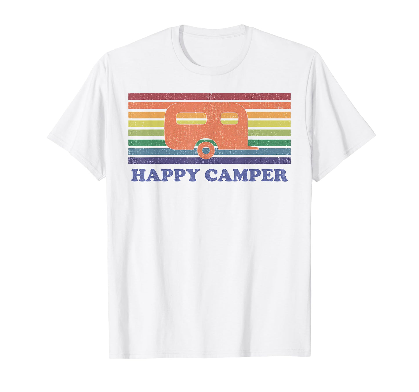 Happy Camper Shirt Vintage Camping Tee