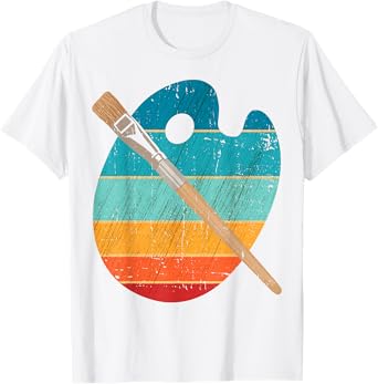 Brushes Art Paint Sketching Drawing Painting T-Shirt