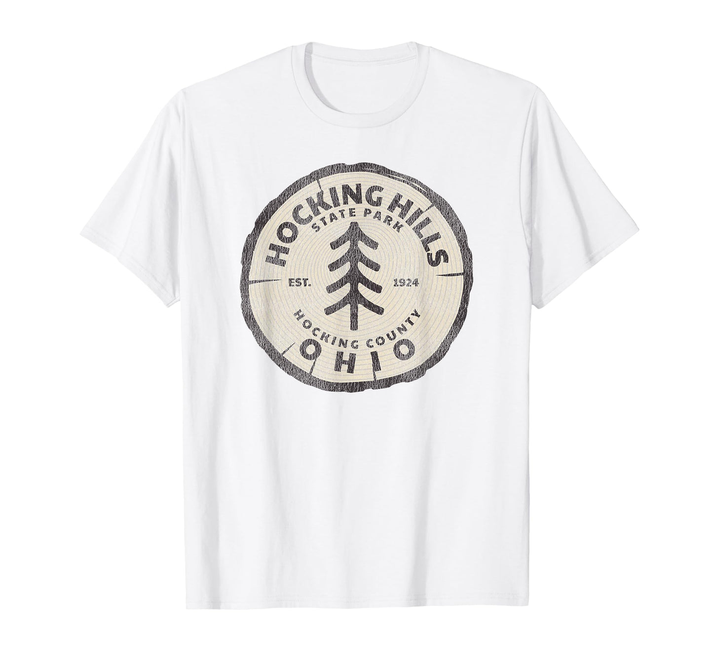 Retro Hocking Hills State Park Souvenir T-Shirt