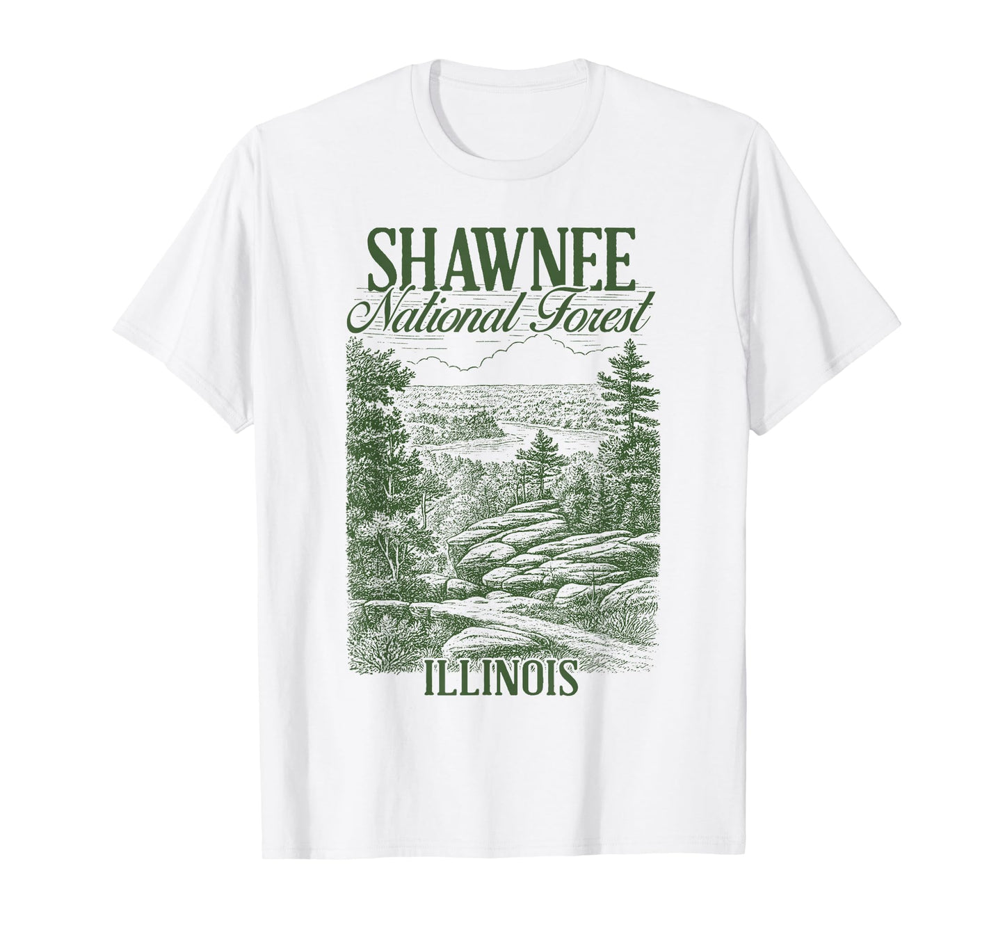 Shawnee National Forest Illinois Traveling Nature Exploring T-Shirt