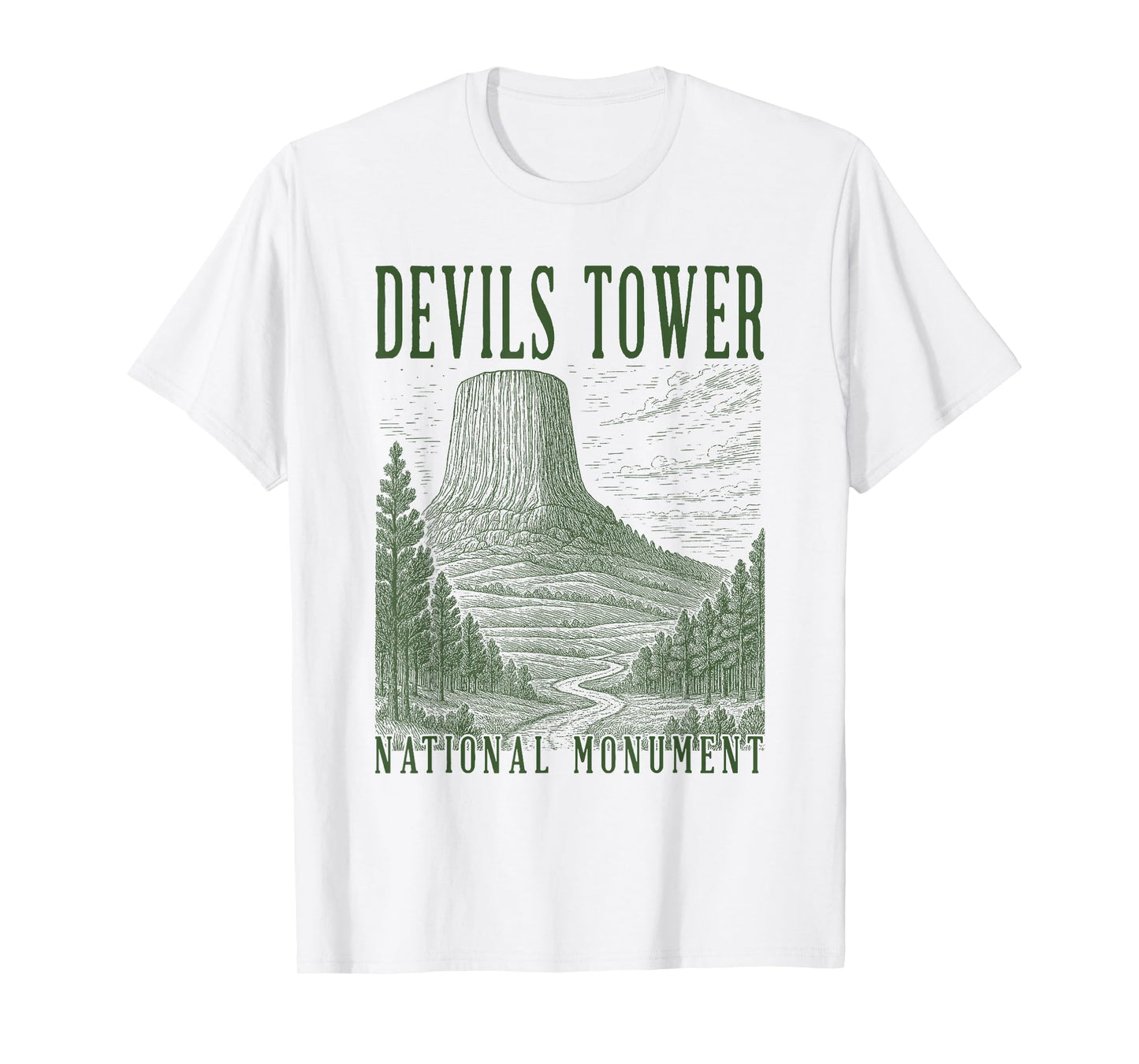 Devils Tower National Monument Traveling Nature Exploring T-Shirt