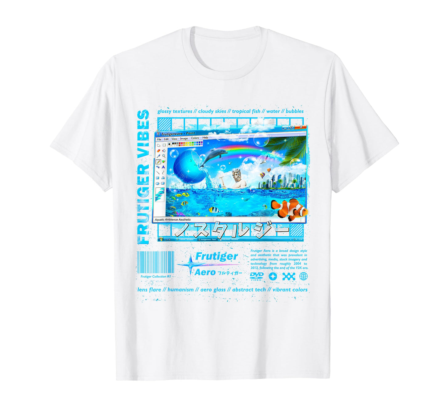 Frutiger Aero Fashion Collection - Frutiger Vibes T-Shirt