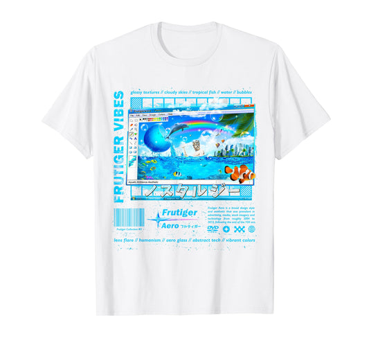Frutiger Aero Fashion Collection - Frutiger Vibes T-Shirt