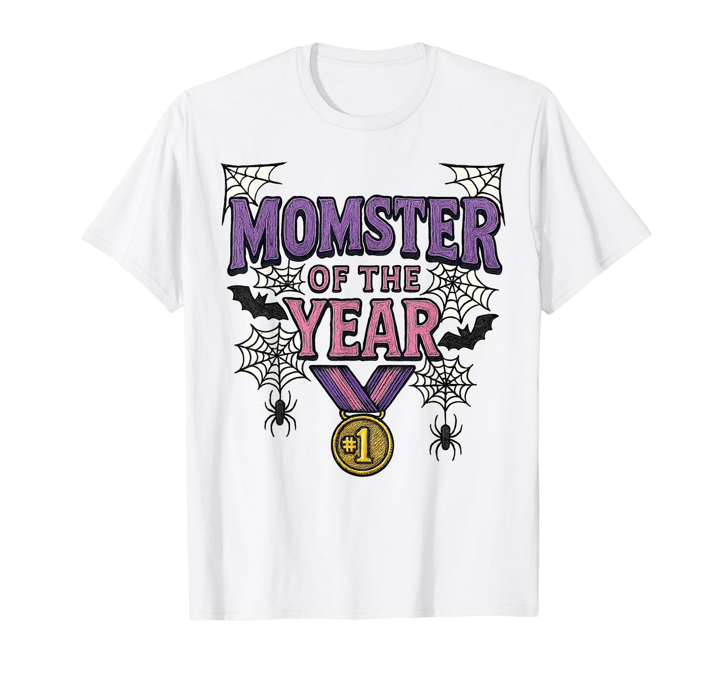 Momster of The Year Spooky Halloween Costume Mom T-Shirt