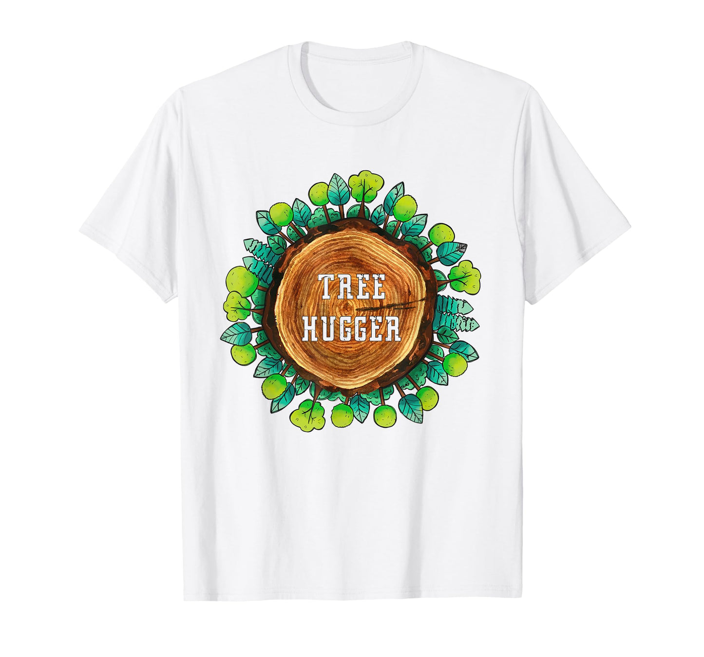 Vintage Retro Environmental Nature Lover Tree Hugger T-Shirt