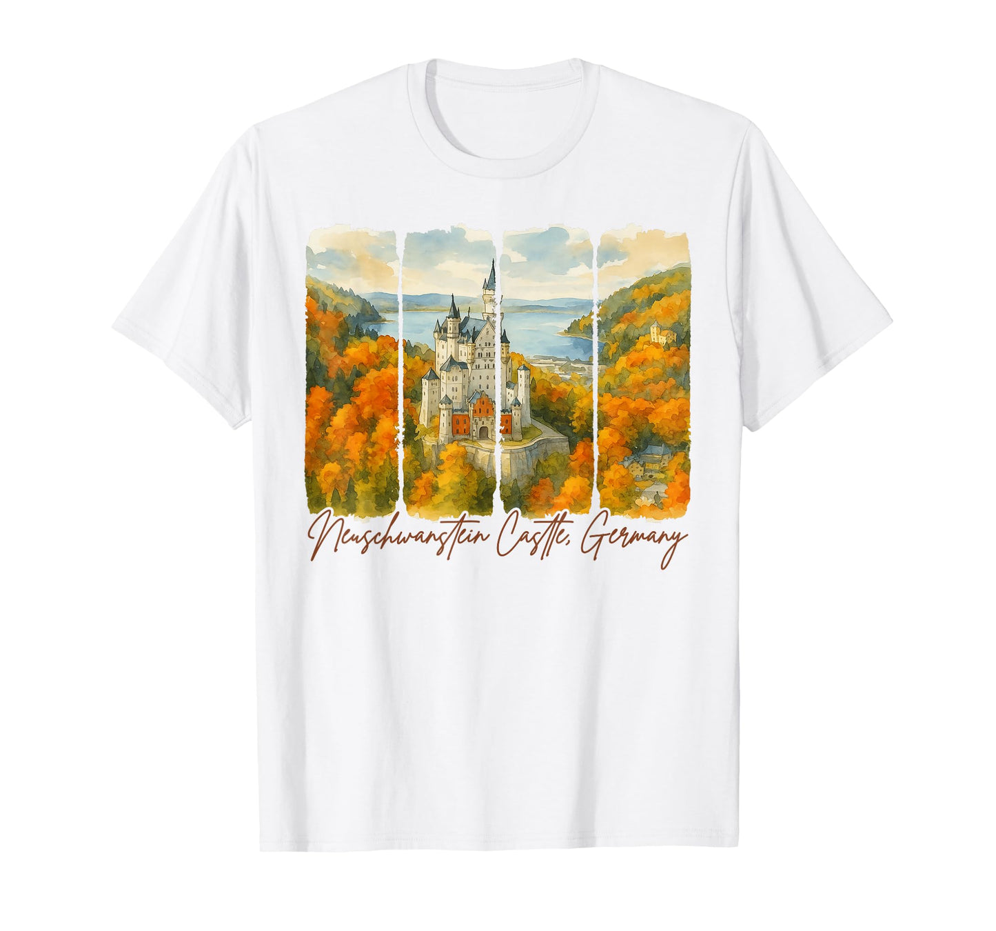 Neuschwanstein Castle Germany Travel Nature Lover Exploring T-Shirt