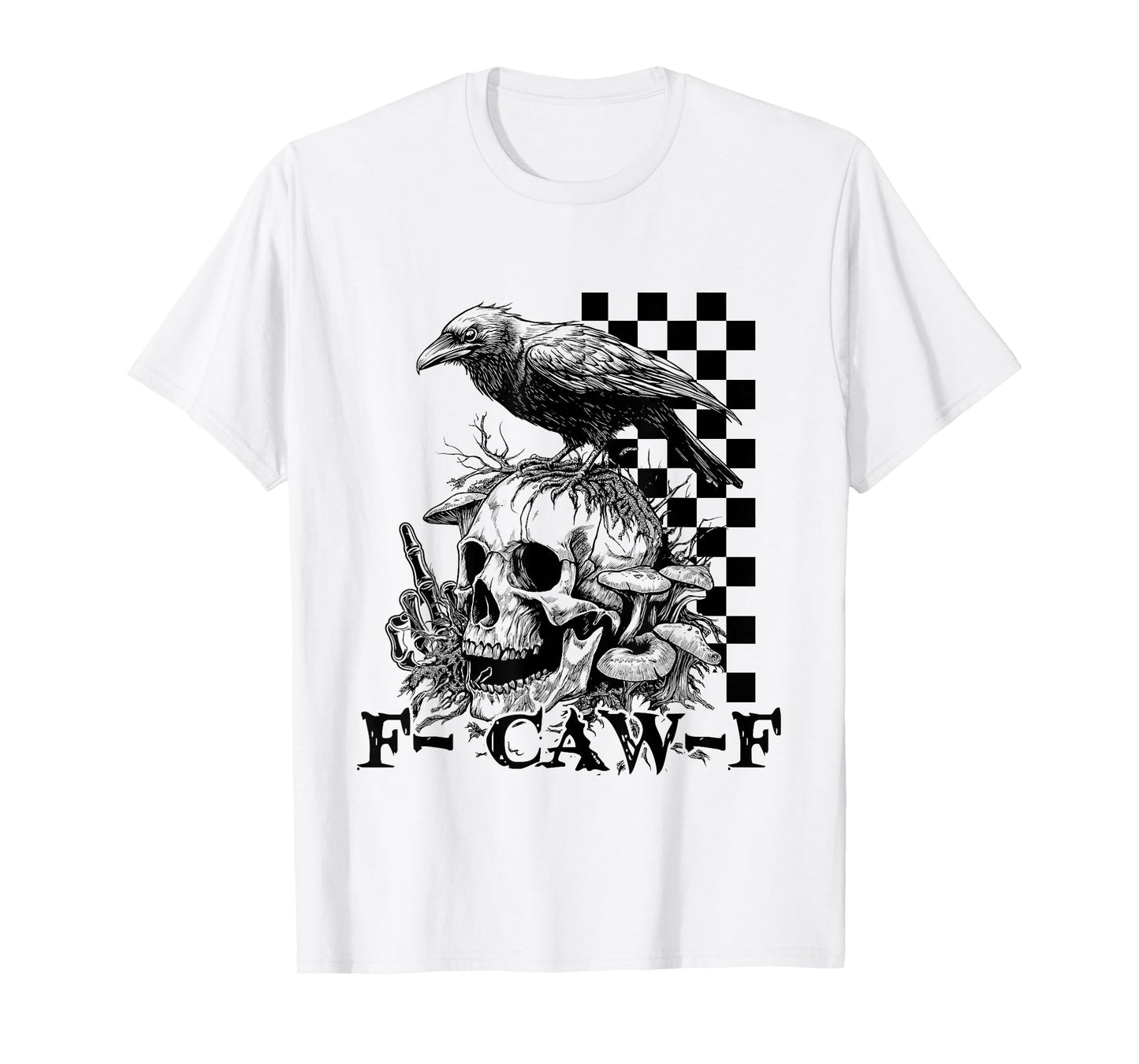Crow Saying F Caw F T Shirt Women Mens Halloween T-Shirt