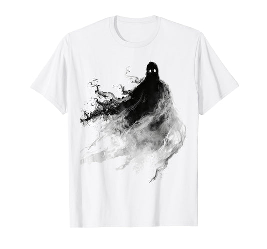 Ghost Spirit Halloween Spooky Art Ghost T-Shirt