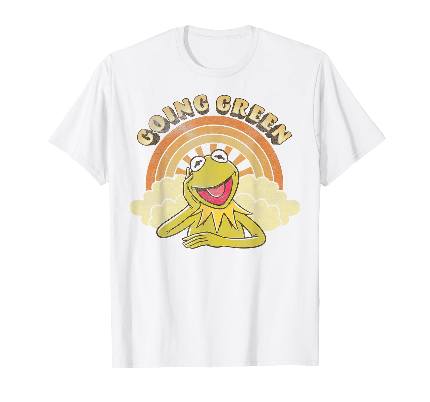 Disney The Muppets Kermit The Frog Going Green Sunrise T-Shirt