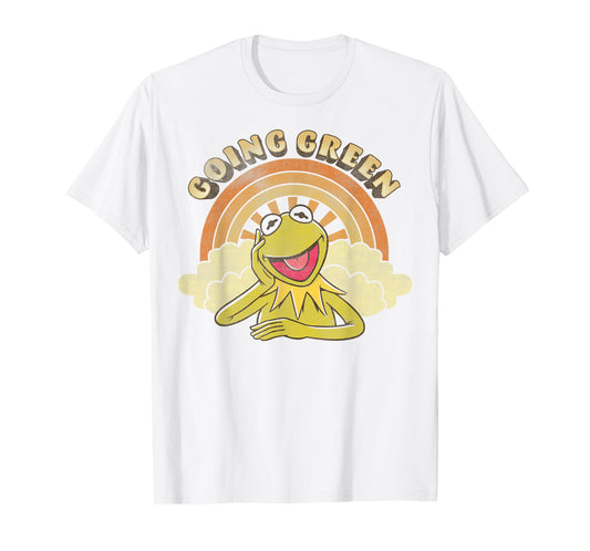 Disney The Muppets Kermit The Frog Going Green Sunrise T-Shirt