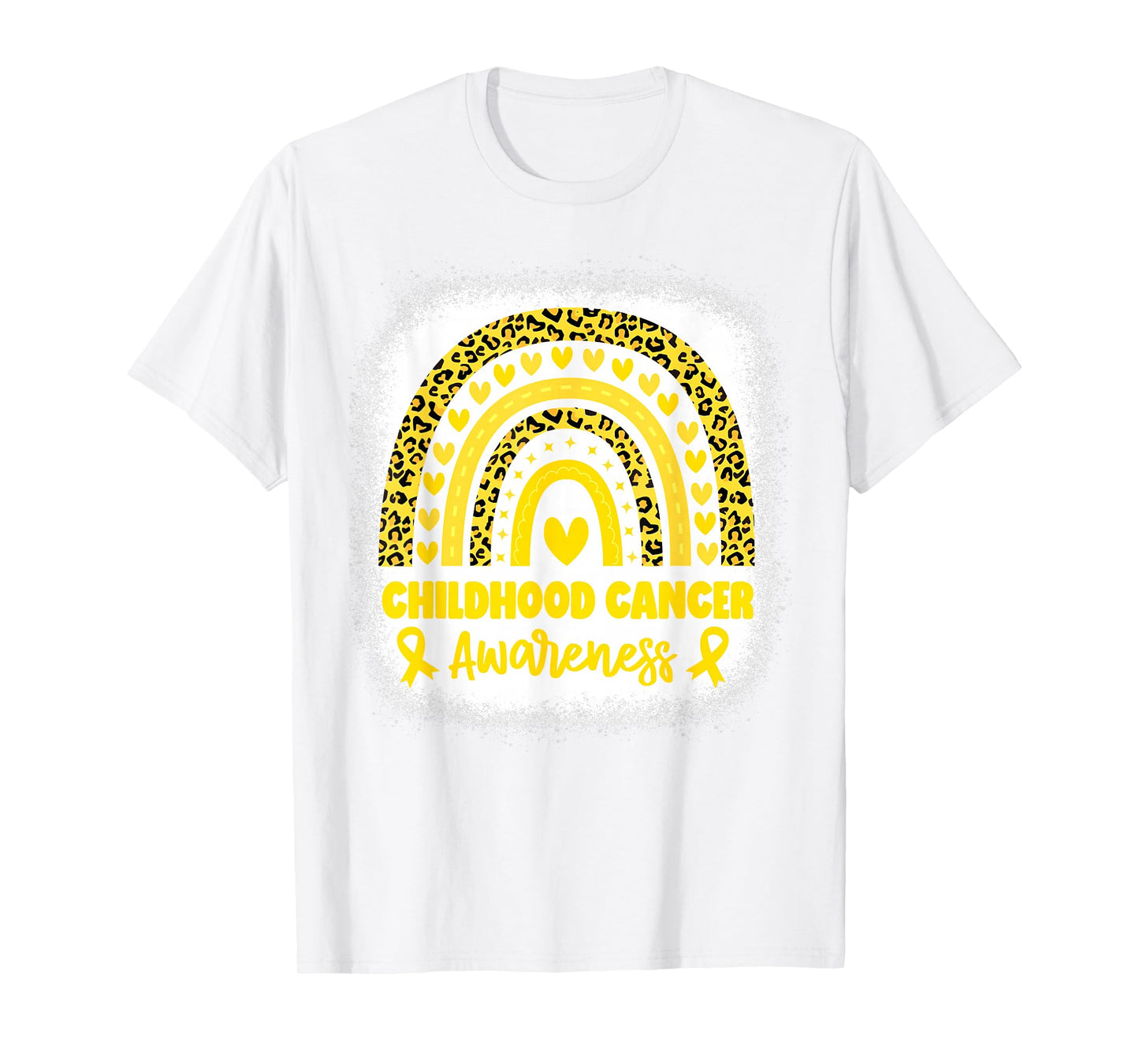 Childhood Cancer awareness Gold Rainbow Childhood Cancer T-Shirt