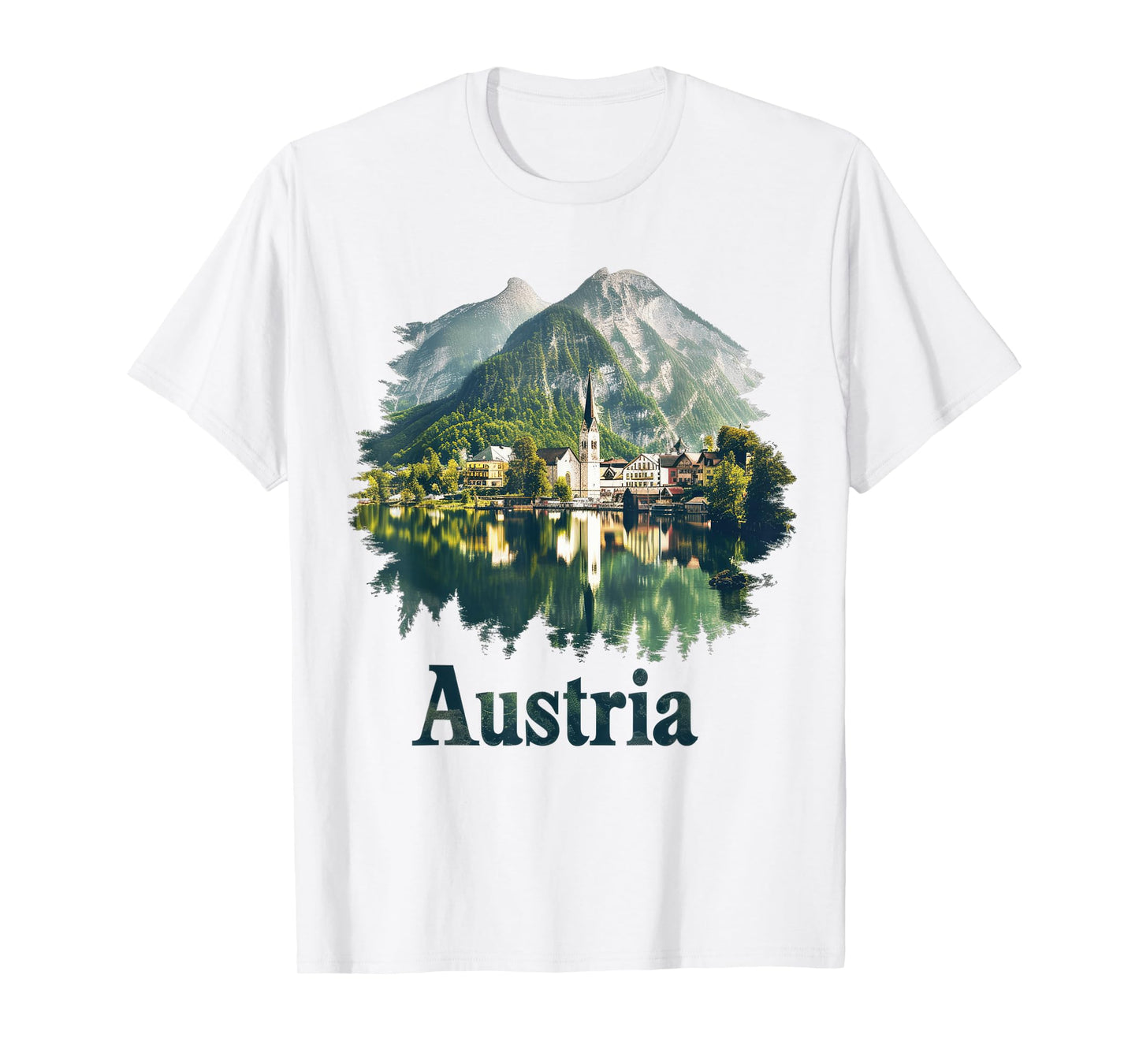 Austrian Landscape Souvenir Alps Hiking Nature T-Shirt