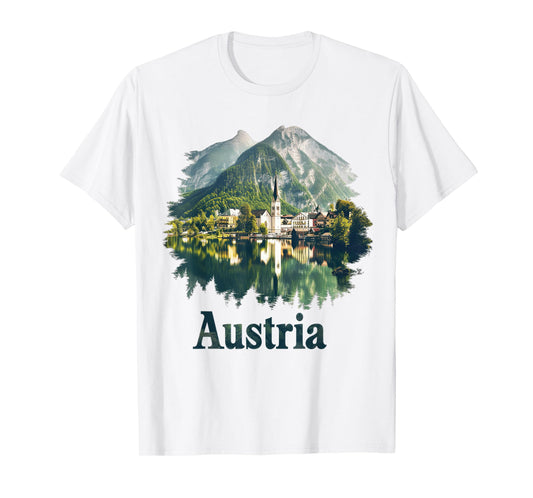 Austrian Landscape Souvenir Alps Hiking Nature T-Shirt