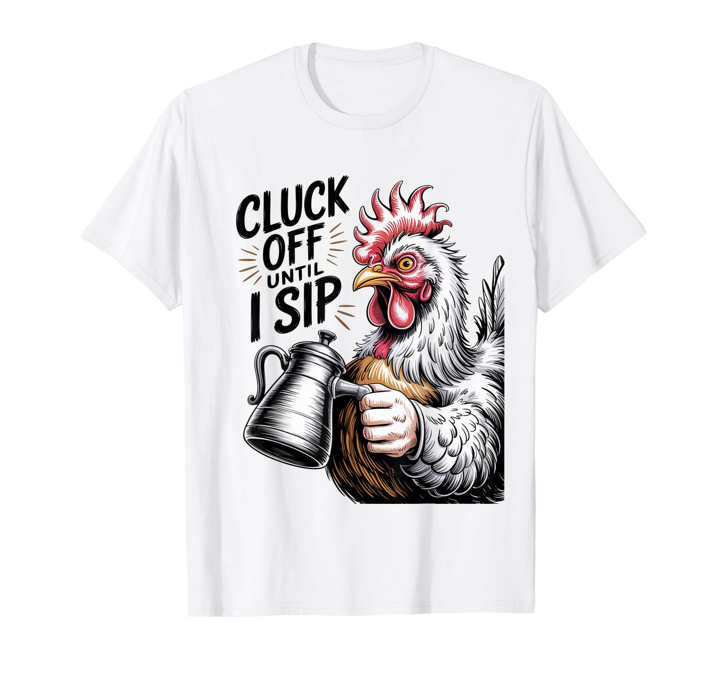 Funny Coffee Lover F-CAW-F Cawfee T-Shirt