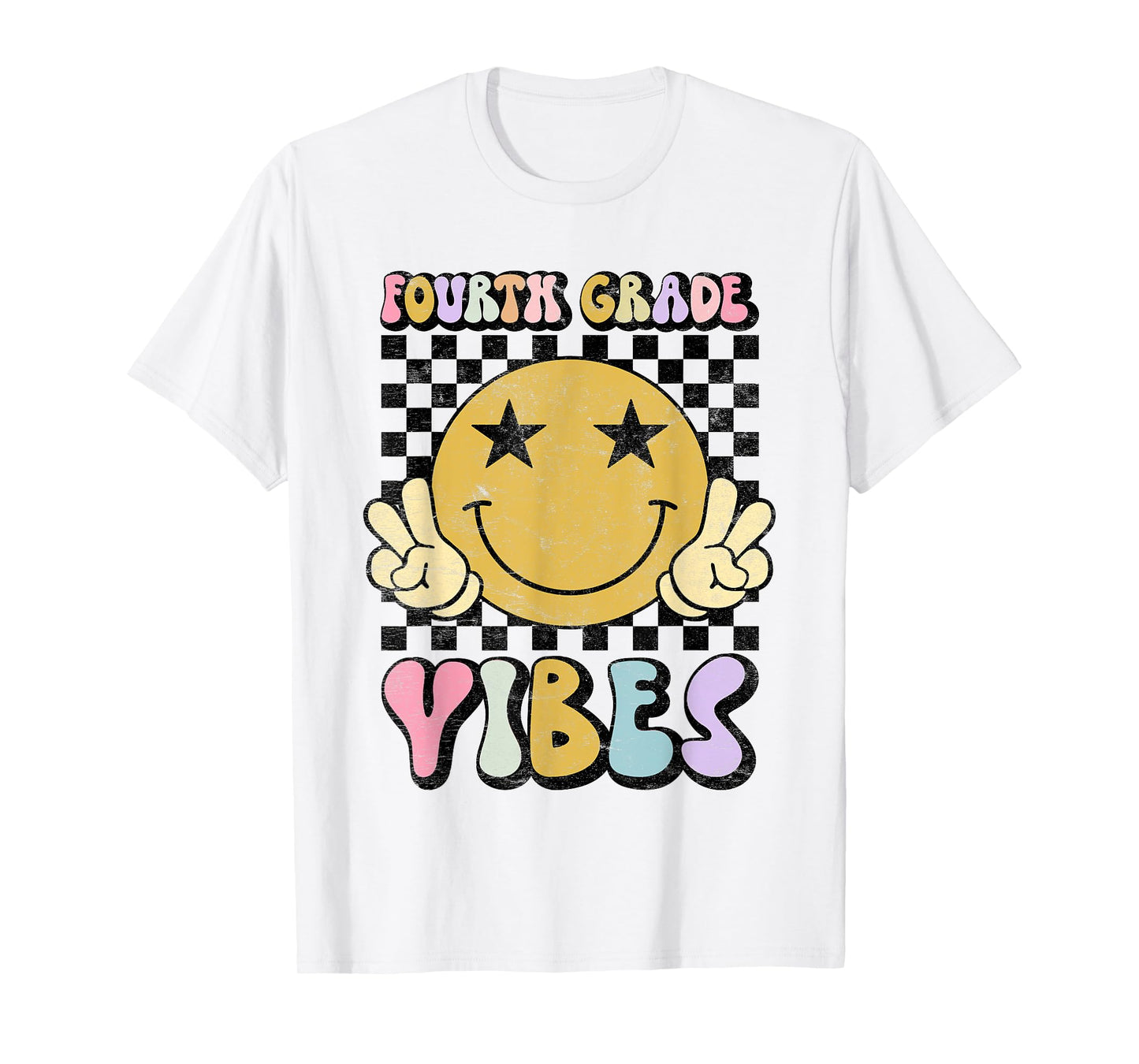 Fourth Grade Vibes 4th Grade Back to School Teacher Student T-Shirt