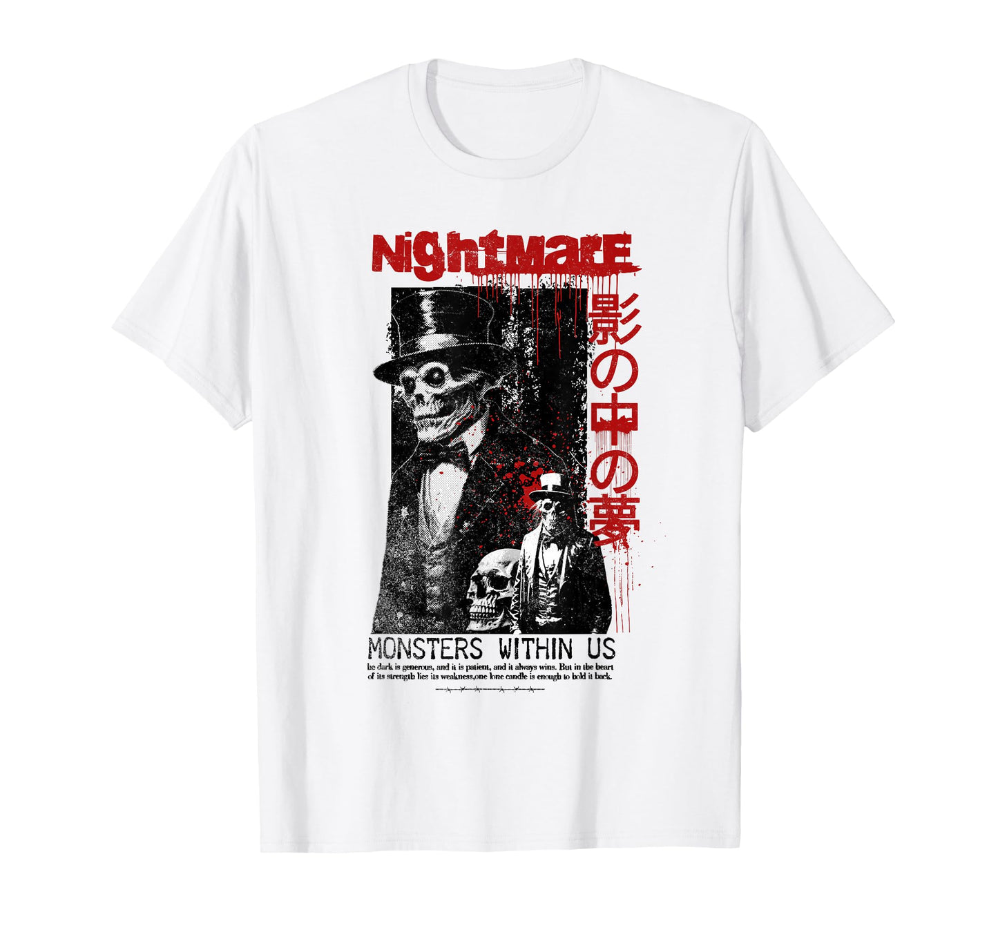 Gothic Halloween Streetwear T-Shirt