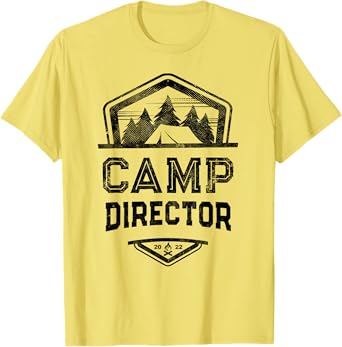 Funny CAMP DIRECTOR Camping Team Host Chaos Coordinator Crew T-Shirt