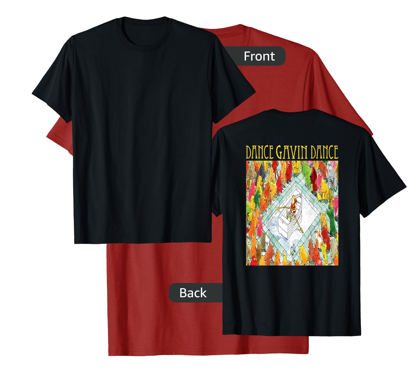 Dance Gavin Dance merch - Dance Gavin Dance - DESIGN ON BACK T-Shirt