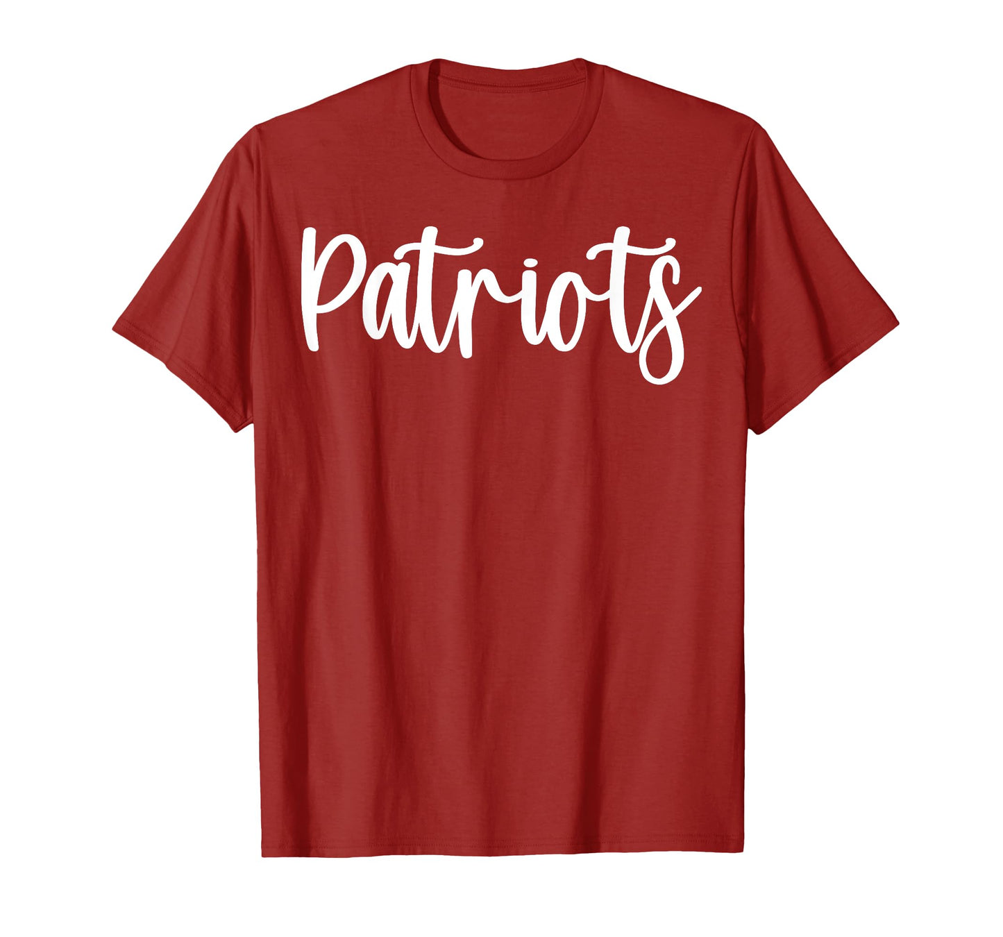 Patriots School Spirit Team Mascot Game Night T-Shirt