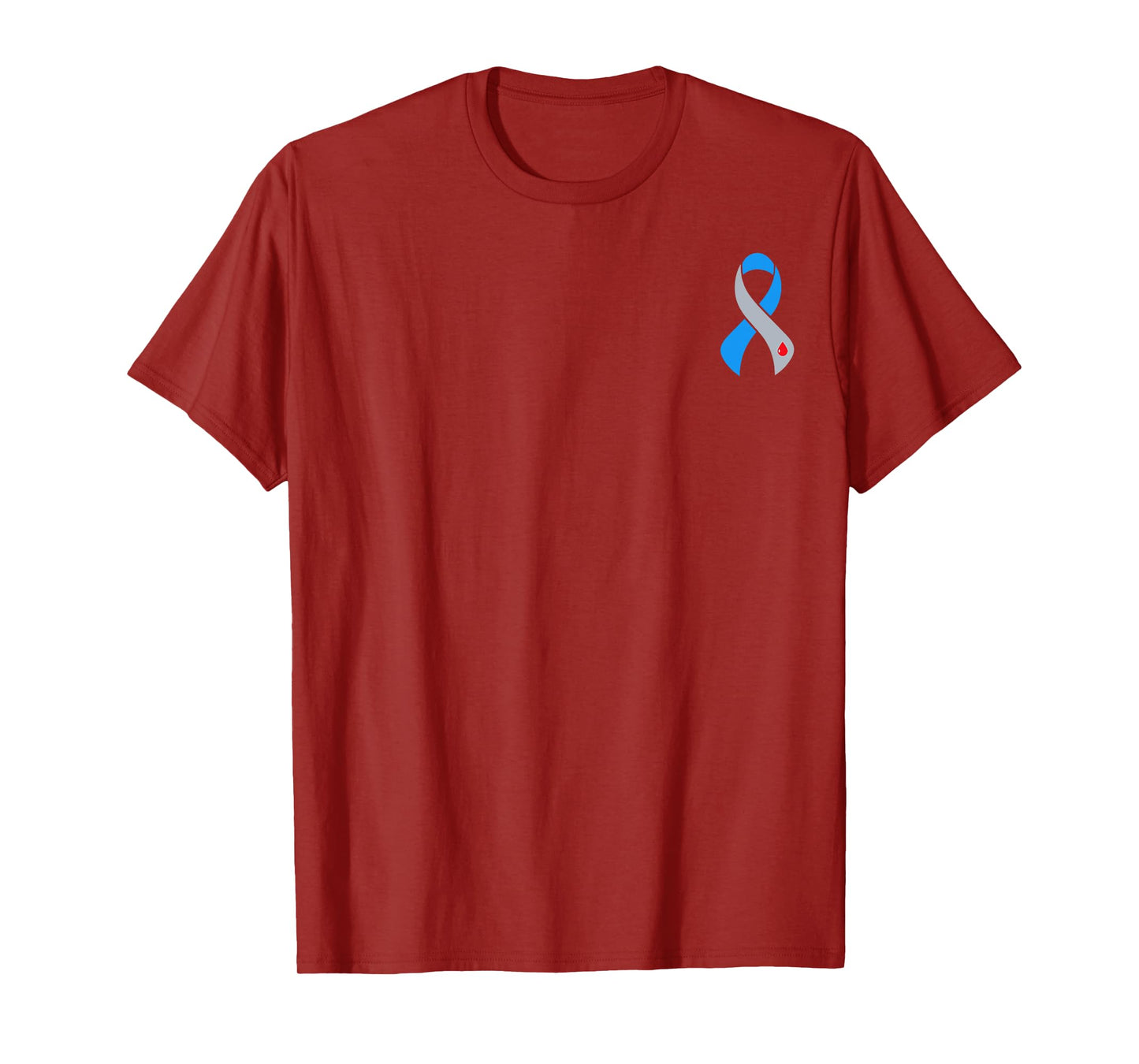 Support Squad Type 1 Diabetes Awareness T1D Blue Ribbon T-Shirt