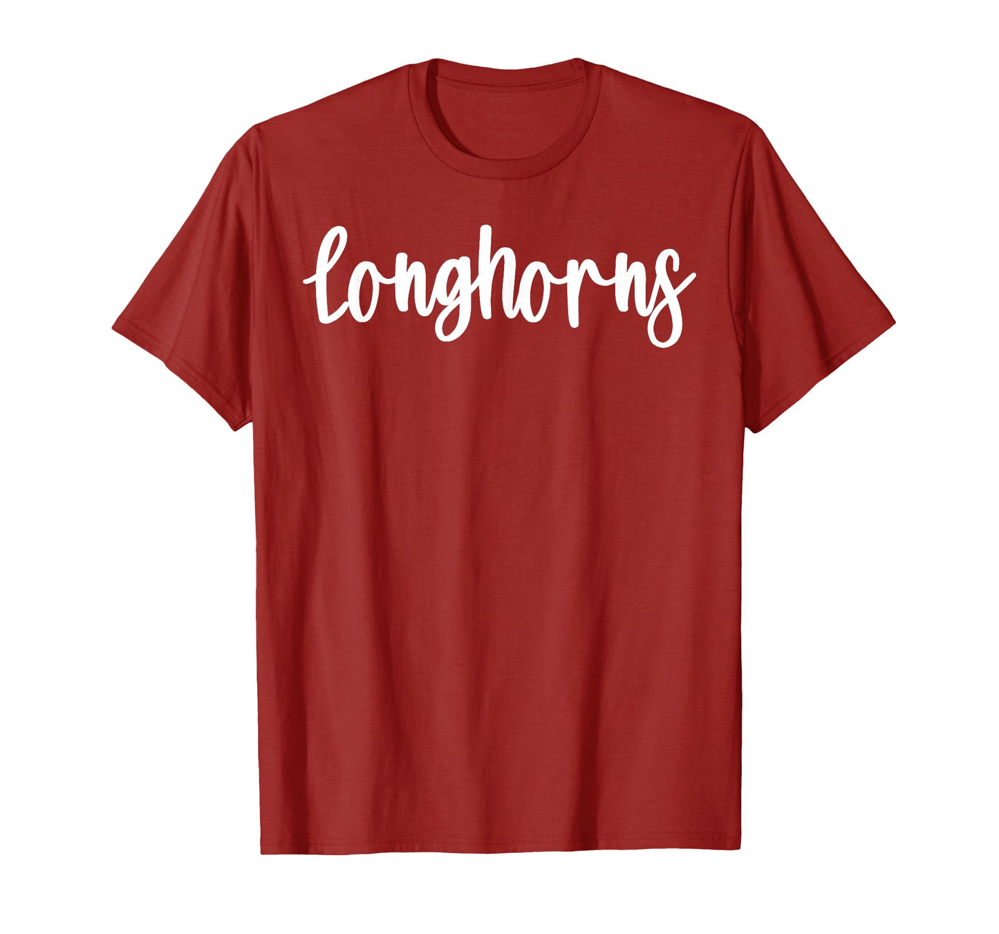 Longhorns School Spirit Team Mascot Game Night T-Shirt
